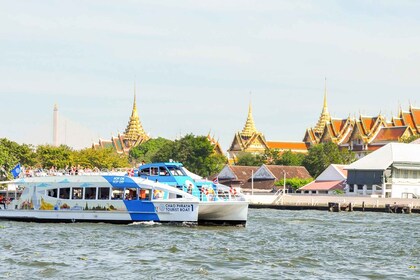 Bangkok Perahu Naik-Turun Sungai Chao Phraya