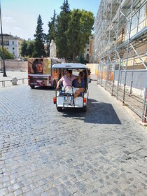 Rome: Stadstour per golfkarretje met gelato