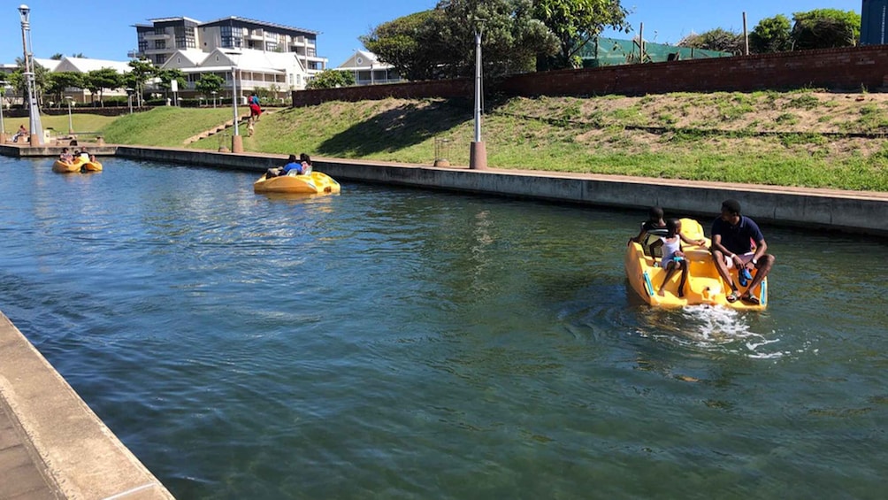 Picture 2 for Activity Durban: Waterfront Canals Pedal Boat Rental