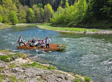 De Cracovie : Rafting de la rivière Dunajec et Zakopane Town Tour