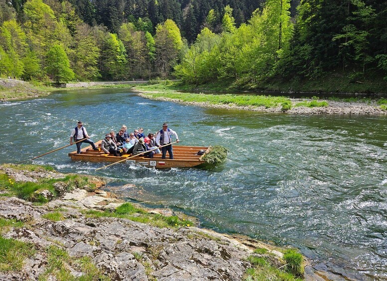 From Krakow: Dunajec River Rafting and Zakopane Town Tour