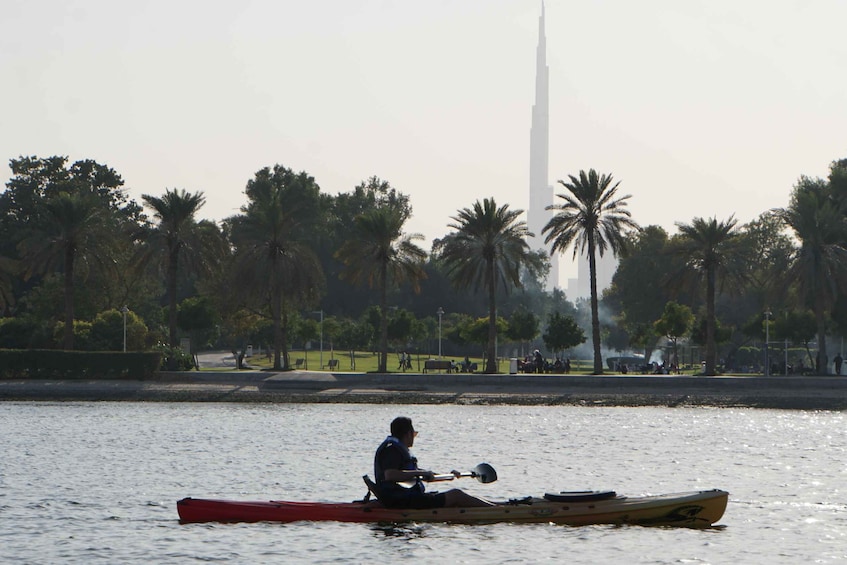 Picture 4 for Activity Dubai: Sunset/Night Dubai Creek Kayak Tour