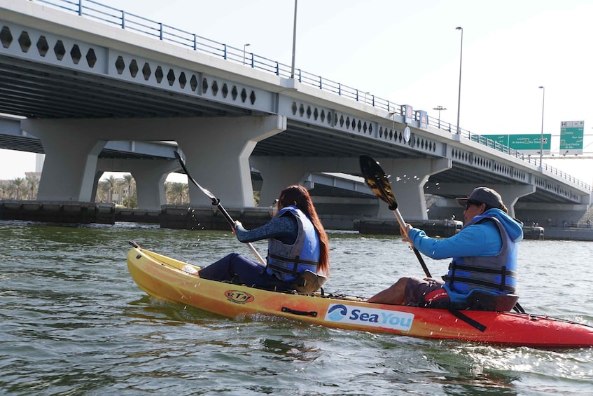 Picture 2 for Activity Dubai: Sunset/Night Dubai Creek Kayak Tour