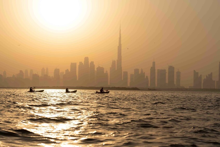 Picture 9 for Activity Dubai: Sunset/Night Dubai Creek Kayak Tour