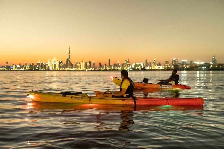 Picture 4 for Activity Dubai: Sunset/Night Dubai Creek Kayak Tour