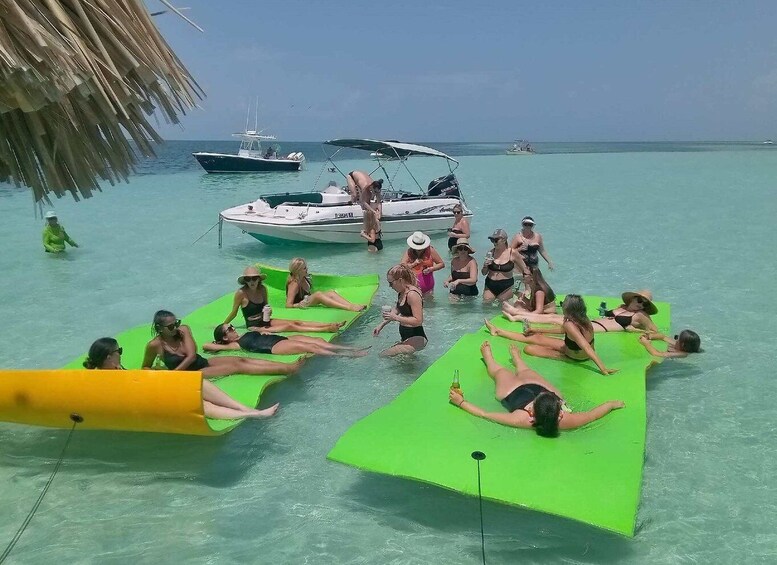 Picture 4 for Activity Key West: Private Tiki Bar Party Boat & Mini Sandbar