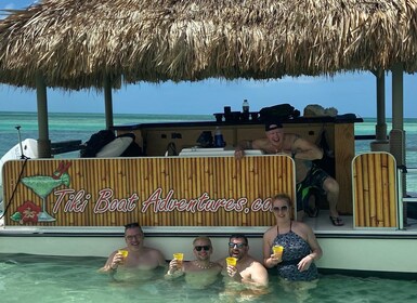 Key West: Privat Tiki-bar med partybåt og minisandbar