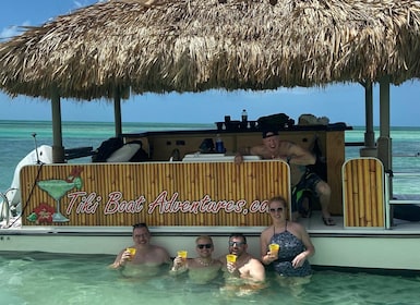 Key West: Privat Tiki-bar med partybåt og minisandbar