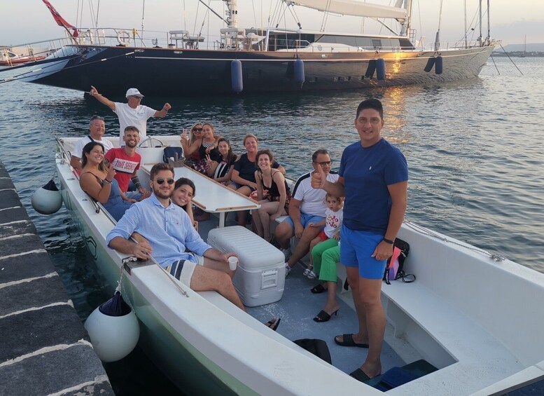 Picture 6 for Activity Syracuse: Ortigia Sunset Cruise with Aperitif or Platter