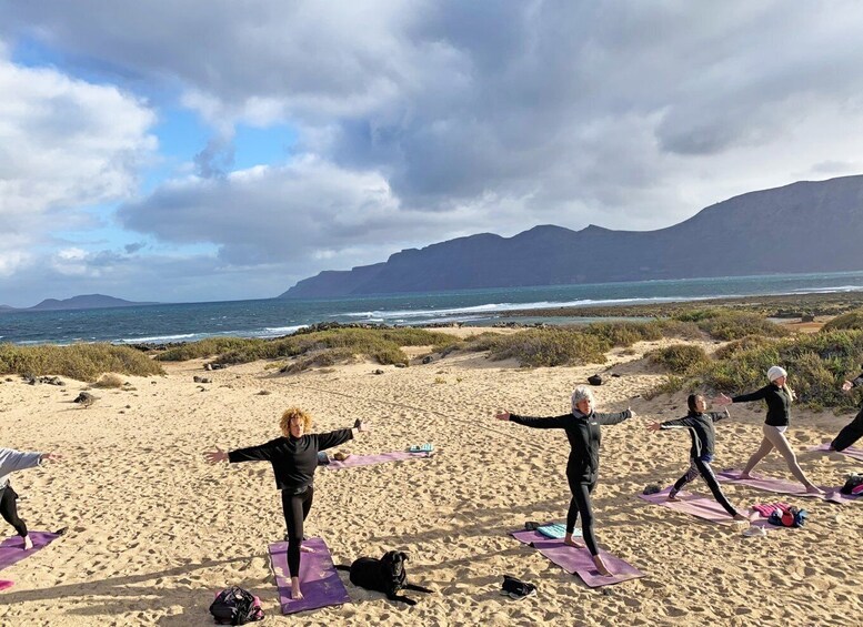 Picture 3 for Activity Lanzarote: Volcanic Yoga Session with Ocean Views