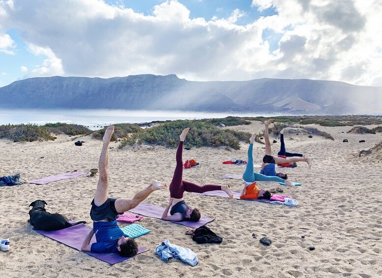 Picture 6 for Activity Lanzarote: Volcanic Yoga Session with Ocean Views