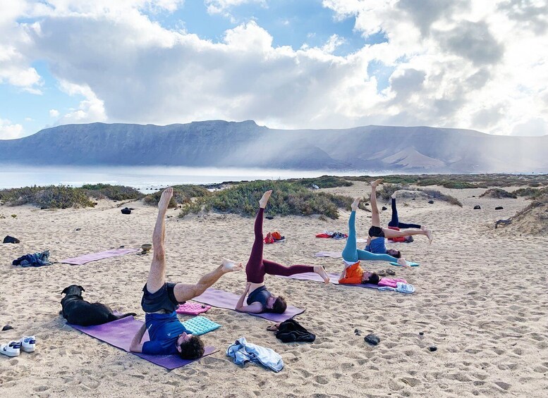 Picture 6 for Activity Lanzarote: Volcanic Yoga Session with Ocean Views