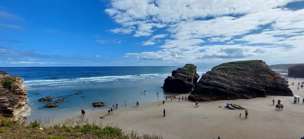 Picture 2 for Activity From Santiago: Tour to Cathedral Beach, Asturias, and Pancha