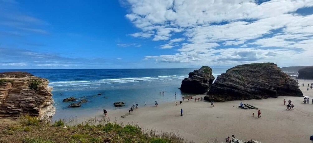 Picture 2 for Activity From Santiago: Tour to Cathedral Beach, Asturias, and Pancha