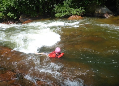 From Taormina or Messina Port: Body Rafting + Lunch