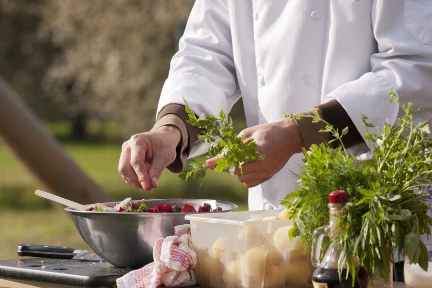 Picture 1 for Activity Santorini: Hands on Cooking Class with a Chef