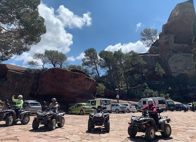 Salou: Safari guiado en quad todoterreno con recogida en el hotel