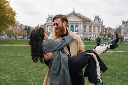 Amsterdam: Professionele fotoshoot Rijksmuseum & Museumplein