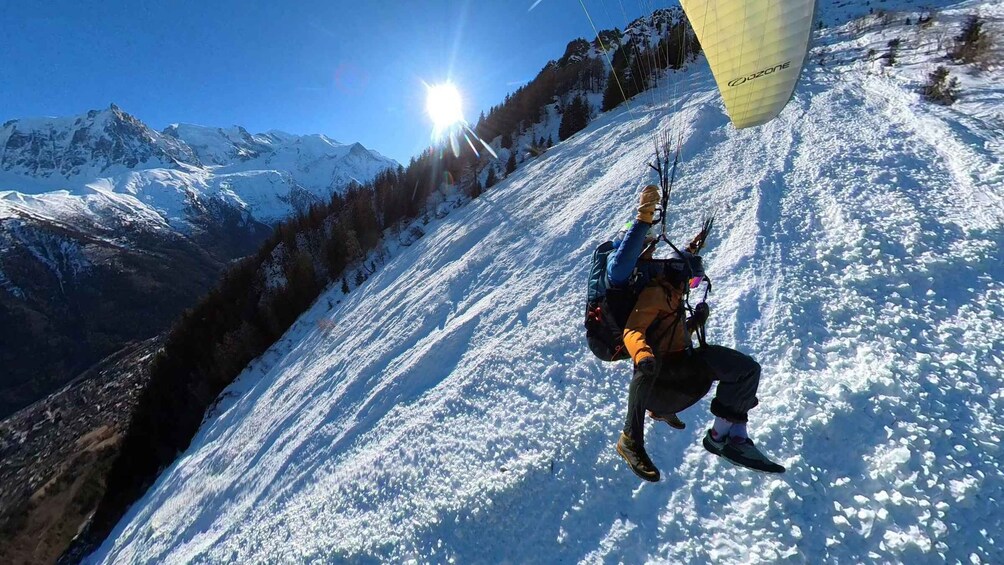 Picture 7 for Activity Chamonix-Mont-Blanc: Mountain Tandem Paragliding Flight