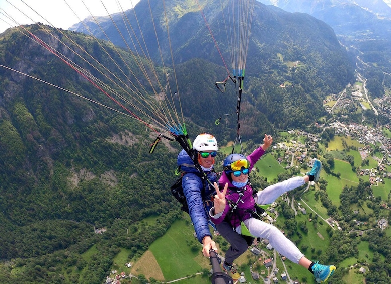 Picture 3 for Activity Chamonix-Mont-Blanc: Mountain Tandem Paragliding Flight