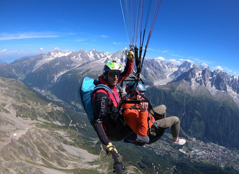 Picture 6 for Activity Chamonix-Mont-Blanc: Mountain Tandem Paragliding Flight