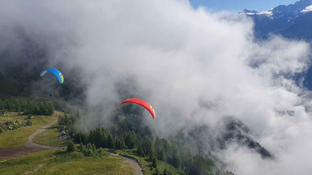 Picture 6 for Activity Chamonix-Mont-Blanc: Mountain Tandem Paragliding Flight