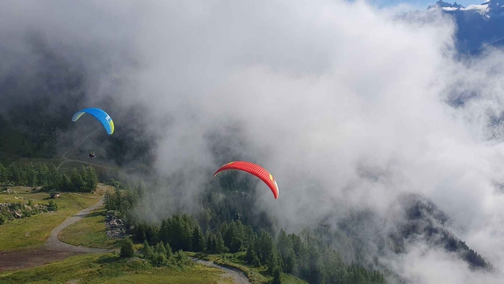 Picture 4 for Activity Chamonix-Mont-Blanc: Mountain Tandem Paragliding Flight