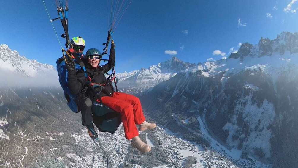 Picture 1 for Activity Chamonix-Mont-Blanc: Mountain Tandem Paragliding Flight