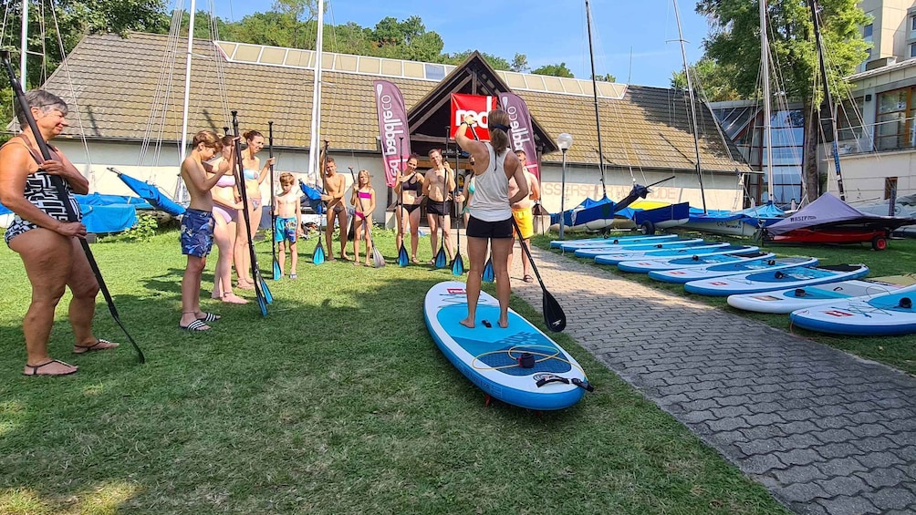 Picture 8 for Activity Tihany: Stand Up Paddleboarding Course at Lake Balaton