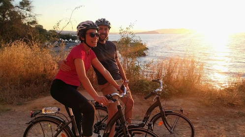 Alternativ sykkeltur ved solnedgang i Chania