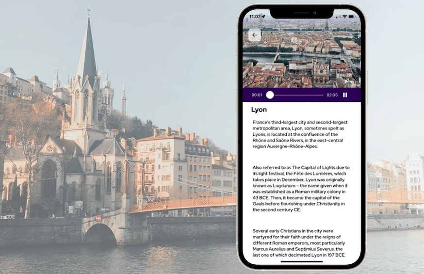 Picture 4 for Activity Lyon: City Highlights Self-Guided Audio Tour with App
