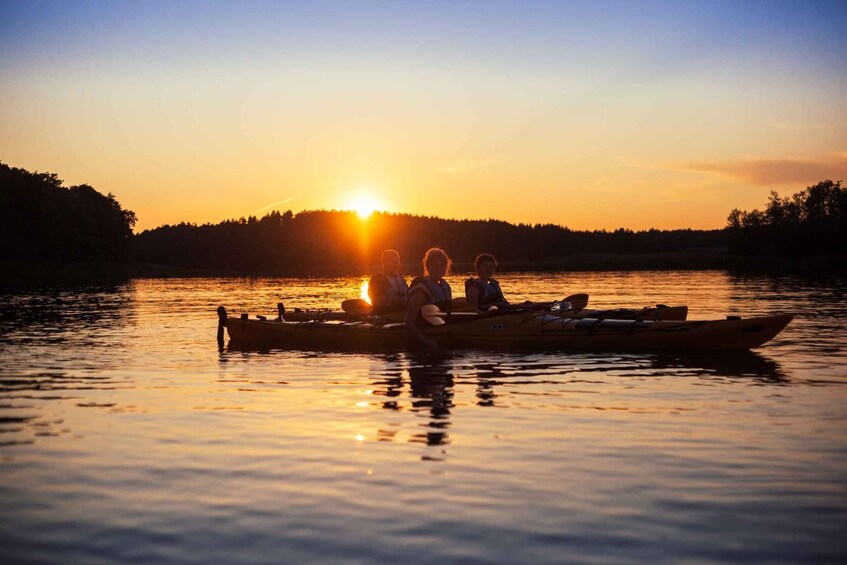 Picture 6 for Activity Vaxholm: Stockholm Archipelago Sunset Kayaking Tour and Fika