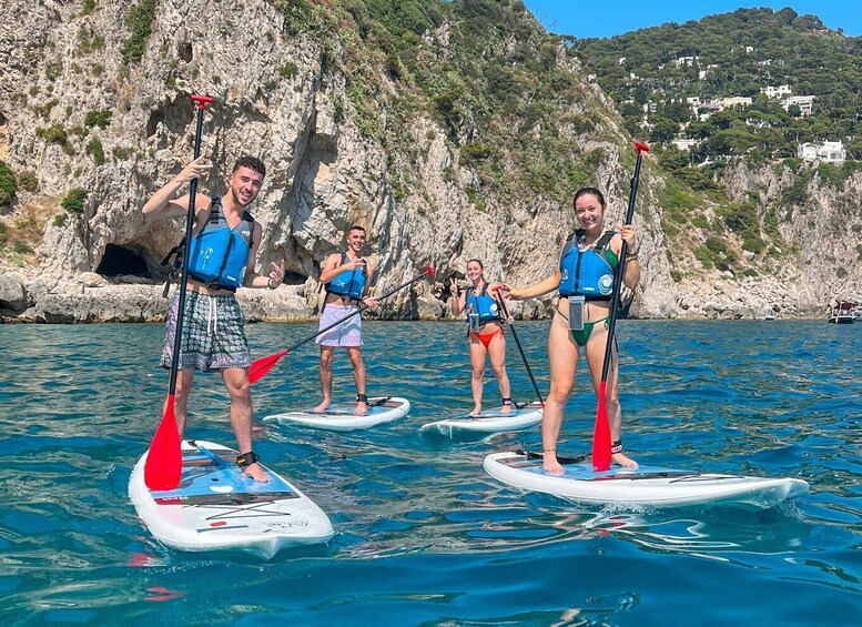 Capri: Caves and Beaches Paddle Board Tour