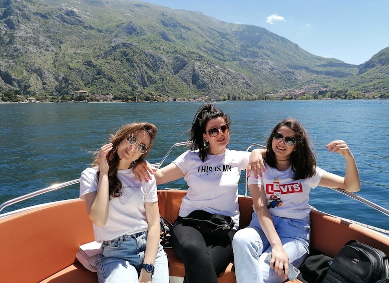 Picture 1 for Activity Kotor: Bay of Kotor Speedboat Tour with Lunch and Wine