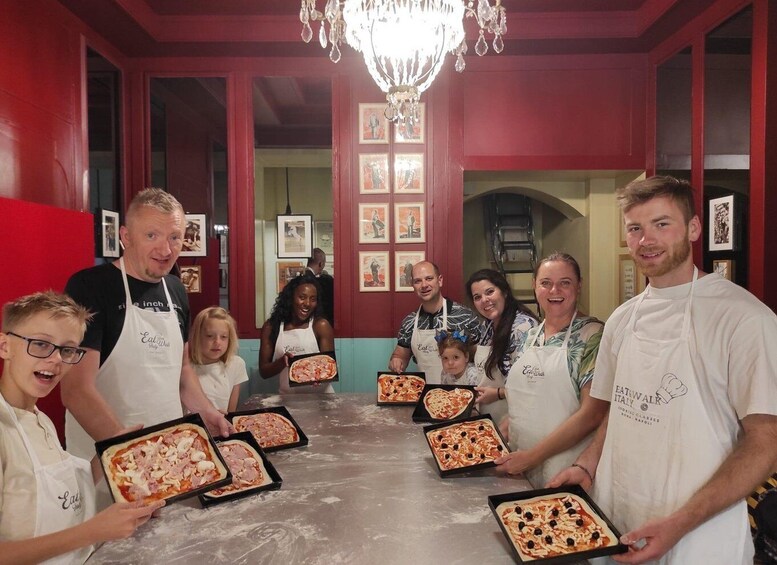 Picture 3 for Activity Rome: Pizza and Tiramisù Cooking Class with Glass of Wine