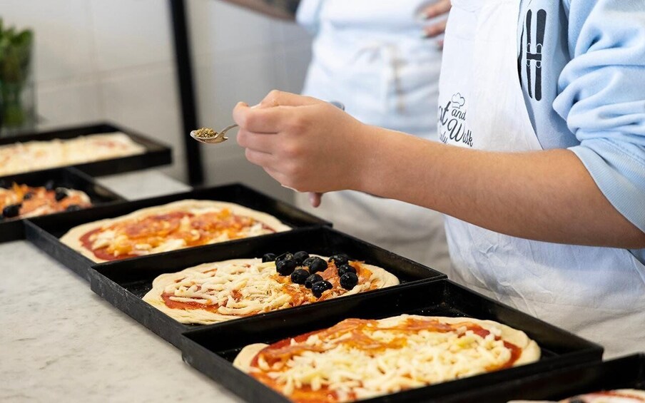 Picture 7 for Activity Authentic Pizza & Tiramisu Class with Wine & Limoncello
