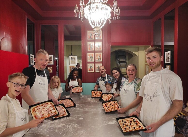 Picture 3 for Activity Rome: Pizza and Tiramisù Cooking Class with Glass of Wine