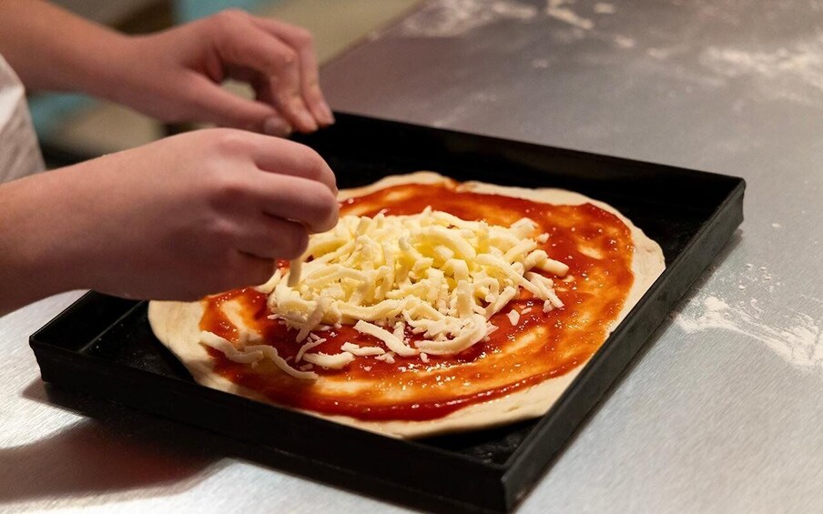 Picture 3 for Activity Authentic Pizza & Tiramisu Class with Wine & Limoncello