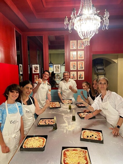 Picture 6 for Activity Rome: Pizza and Tiramisù Cooking Class with Glass of Wine