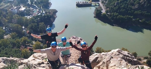 El Chorro: Klettersteig am Caminito del Rey klettern