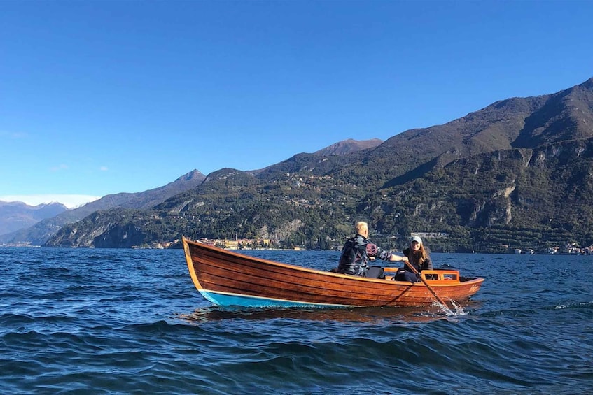 Picture 4 for Activity Bellagio: Vintage Wooden Boat Rowing Experience on Lake Como