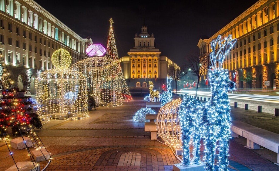 Christmas Tour of Sofia: The City of Lights & Holiday Cheer!