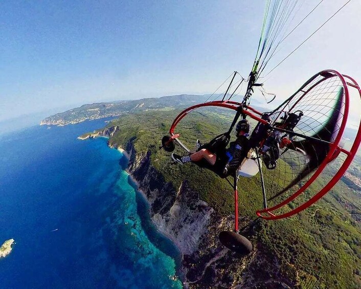 Picture 3 for Activity From Parelia: Paramotor Flight over Corfu's Coast