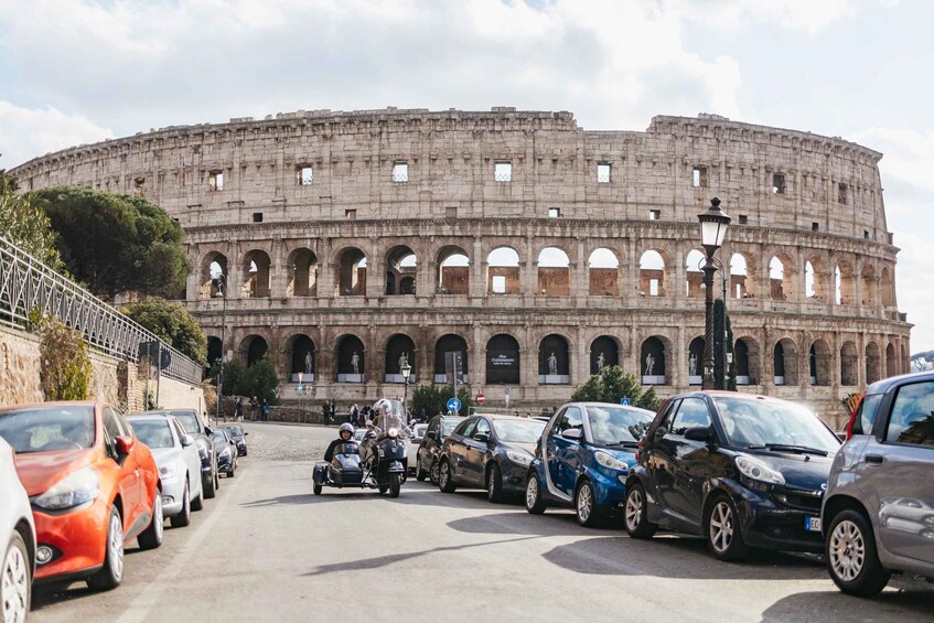 Picture 5 for Activity Rome: Highlights Vespa Sidecar Tour with Coffee and Gelato