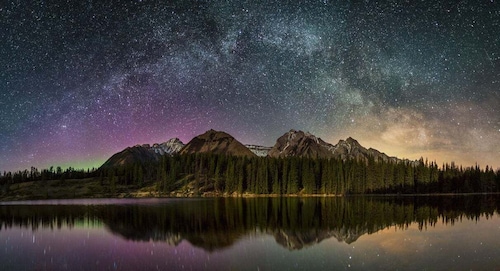 Banff: Abendspaziergang bei Sonnenuntergang und Sternen