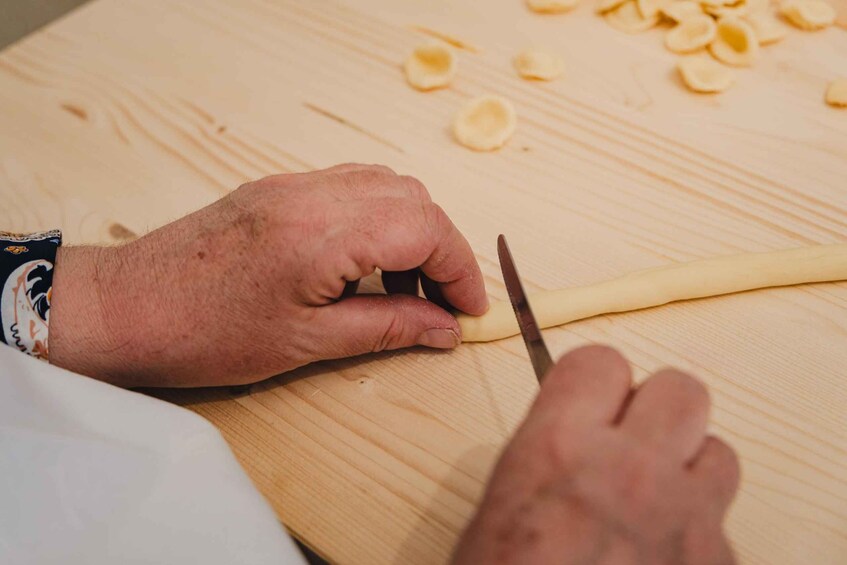 Picture 2 for Activity Polignano a Mare: Pasta Making Cooking Class with Drink