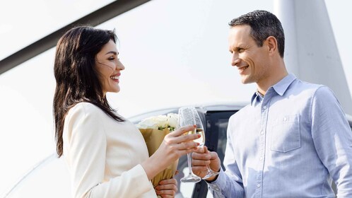 Miami: Private Romantic Helicopter Tour with Champagne