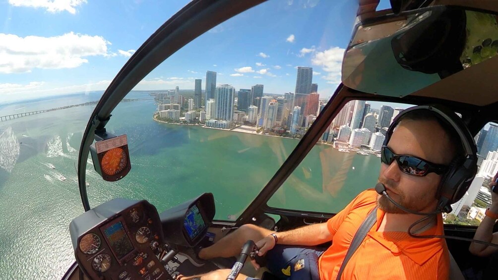 Picture 3 for Activity Miami: Private Luxury Helicopter Flight with Champagne