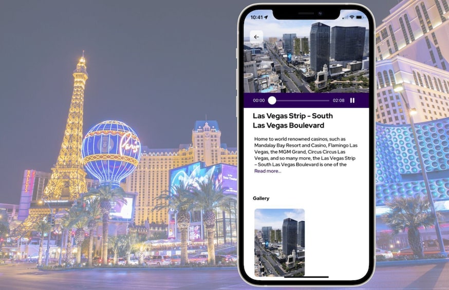 Picture 2 for Activity Las Vegas: Self-Guided Sightseeing Highlights Digital Tour