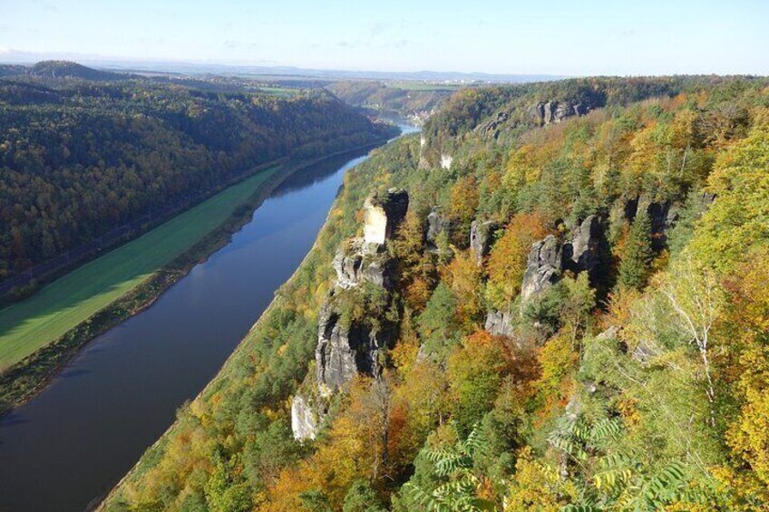 Elbe river Canyon